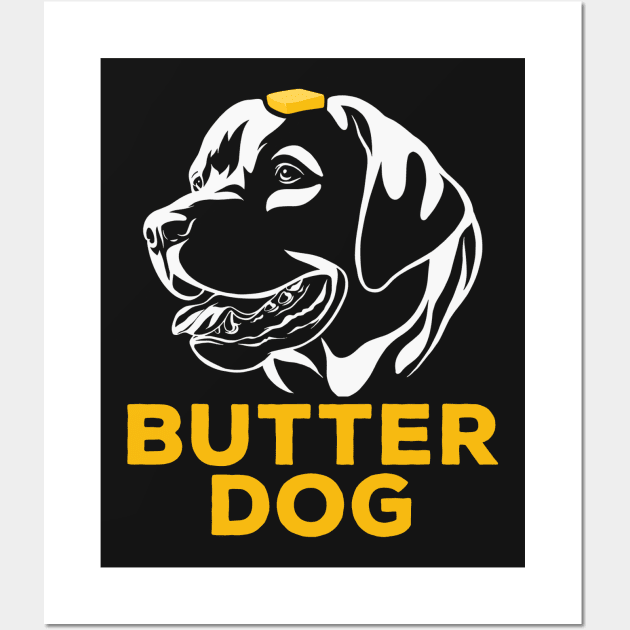 Butter Dog Wall Art by TextTees